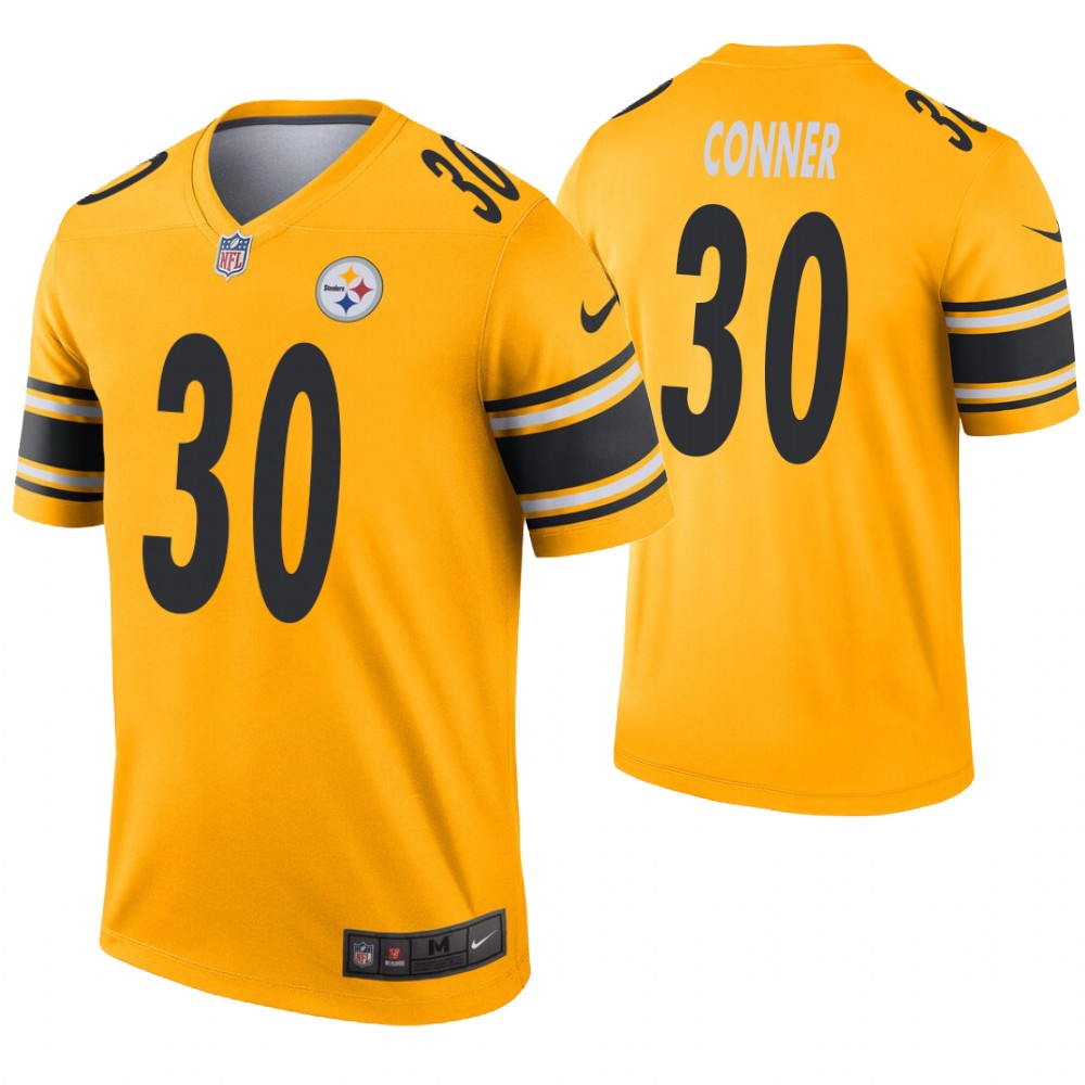 Men Pittsburgh Steelers #30 Conner yellow Nike Limited NFL Jerseys->pittsburgh steelers->NFL Jersey